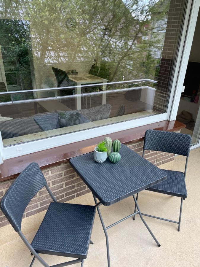 Stilvolles, Frisch Renoviertes 2Zi Apartment Mit Kueche Und Balkon In Kliniknaehe Bad Oeynhausen Extérieur photo